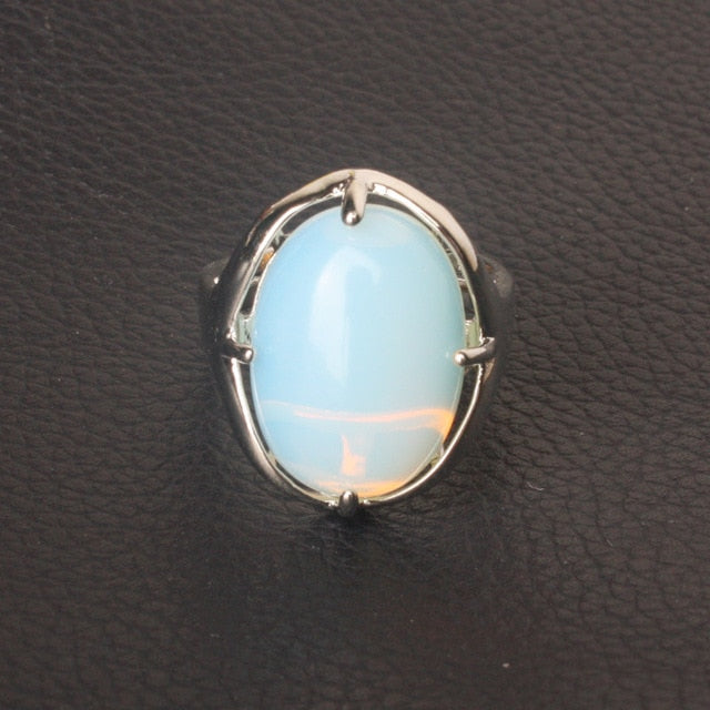 Opalite Oval Rings