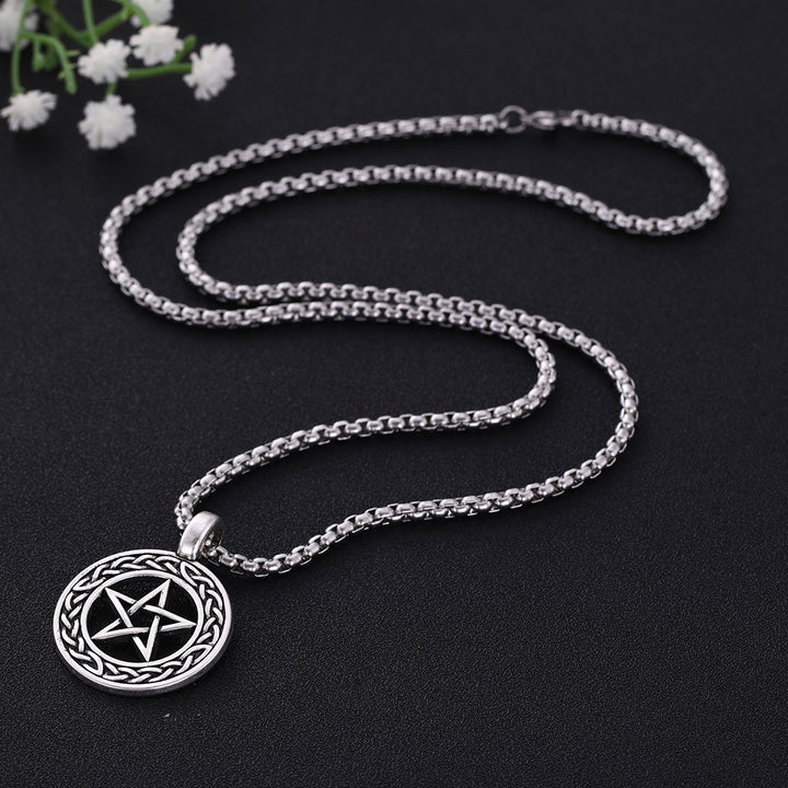 Pentacle Celtic Knot Necklace