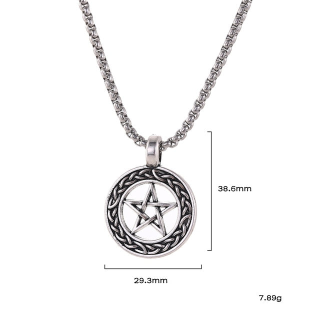 Pentacle Celtic Knot Necklace