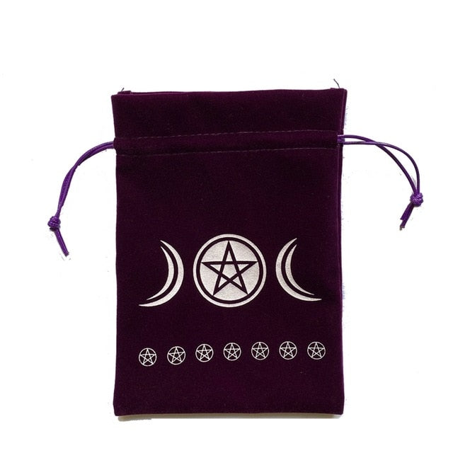 Purple Pentacle Tarot Card Bags