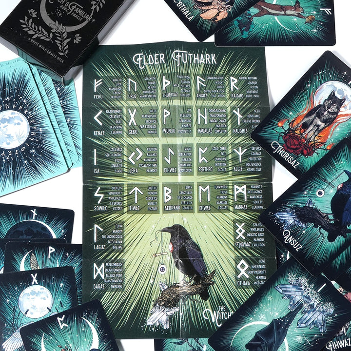 Witches Familiar Runic Oracle Deck For Sale Online | Green Witch Creations