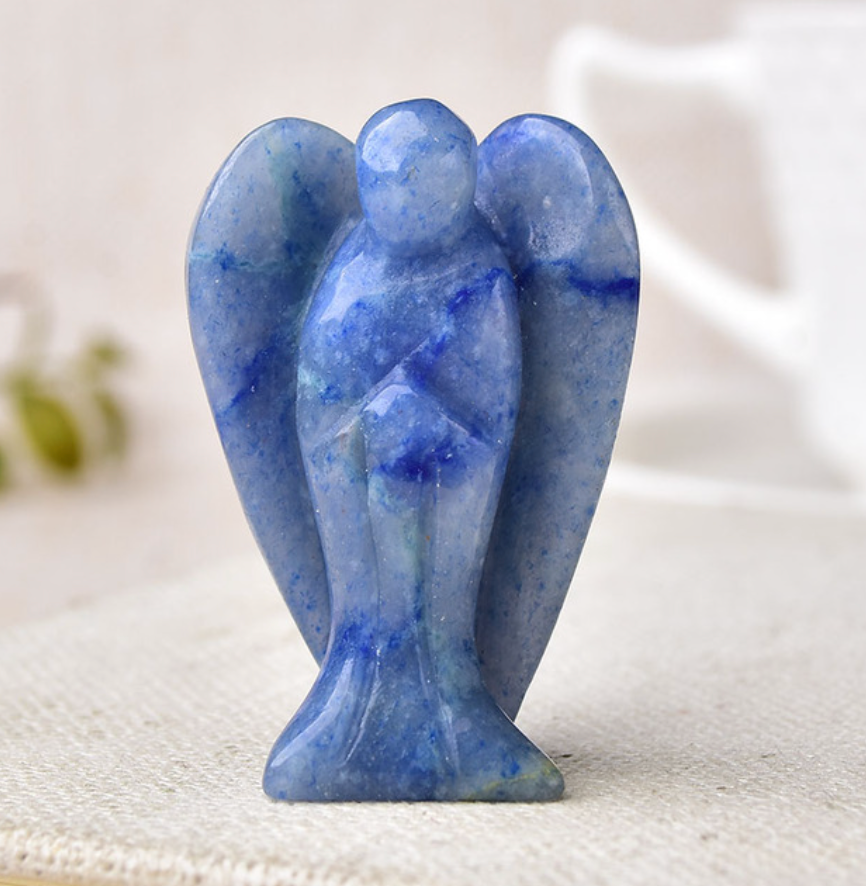 Sodalite Angel Crystal Figurine For Sale