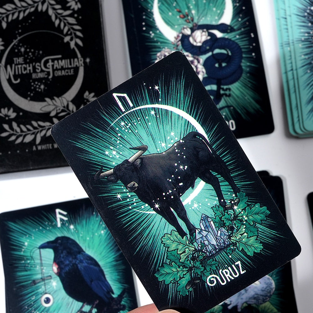 The Witches Familiar Runic Oracle Deck