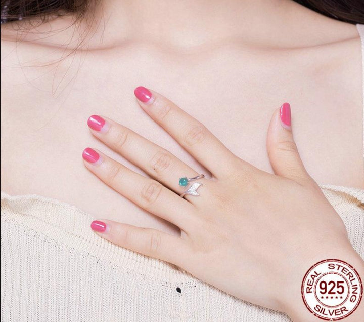 Sterling Silver Mermaid Tail Ring