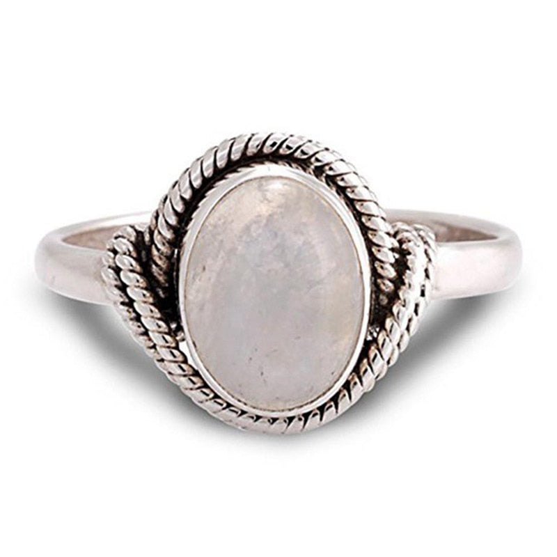 Sterling Silver Moonstone Rings
