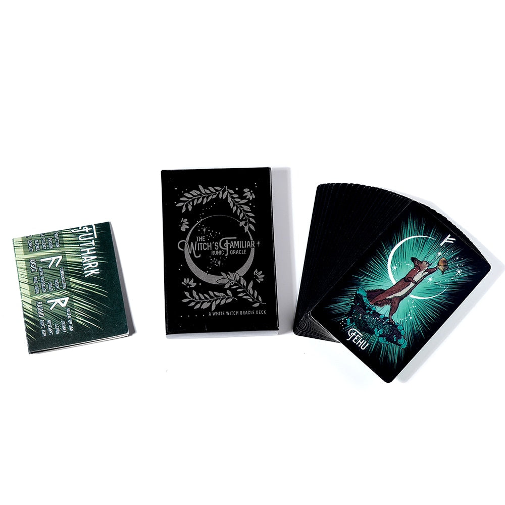 The Witch's Familiar Runic Oracle Cards