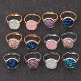 Women's Druzy Stone Rings - greenwitchcreations