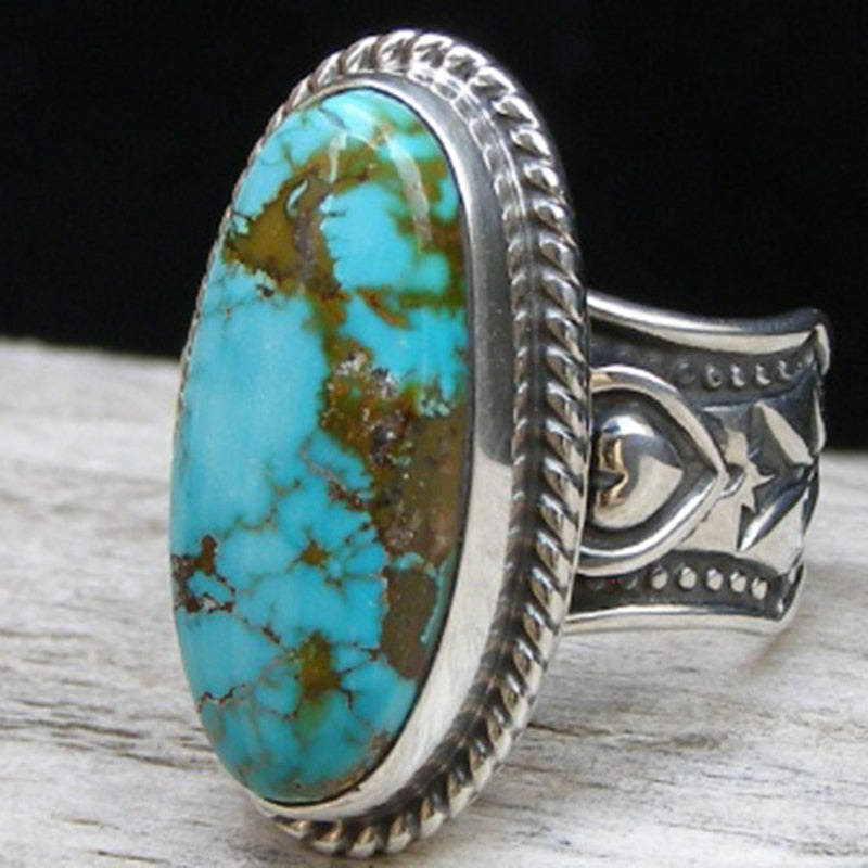 Turquoise Rings - greenwitchcreations