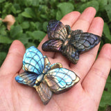 Labradorite Butterfly Crystal - greenwitchcreations