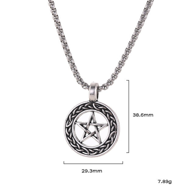 Men's Pentacle Necklaces - greenwitchcreations