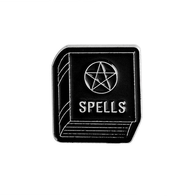 Spell book Wiccan Pins - greenwitchcreations