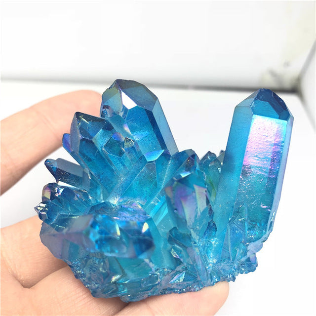 Buy Blue Aura Quartz Crystals