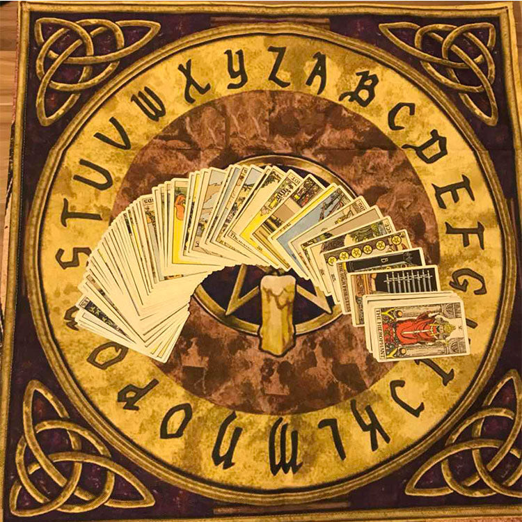 Buy Gold Pentacle Alter Mat | Wiccan Supplies | Green Witch Creations