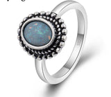 Women's Opal Ring - greenwitchcreations