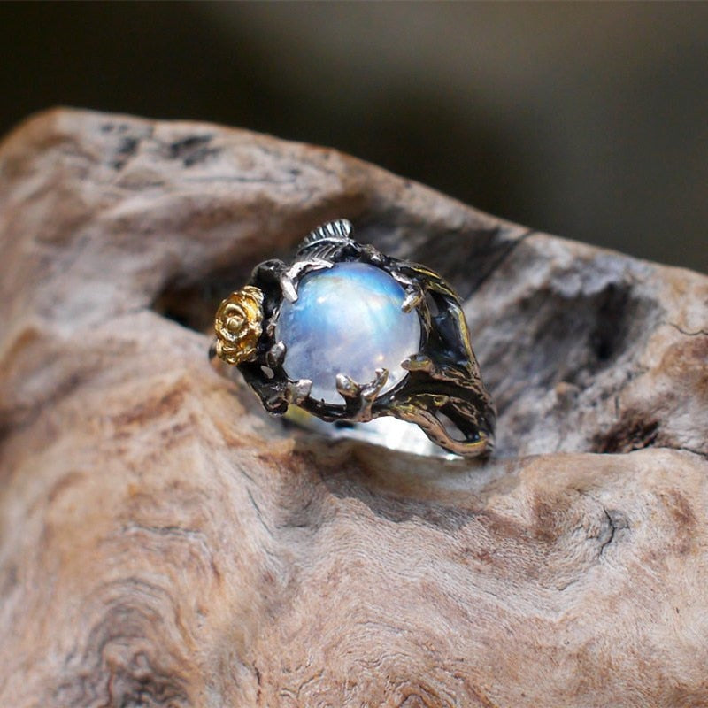 Opal Stone Rings - greenwitchcreations