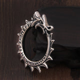 925 Silver Viking Rune Ouroboros Pendant For Sale Online