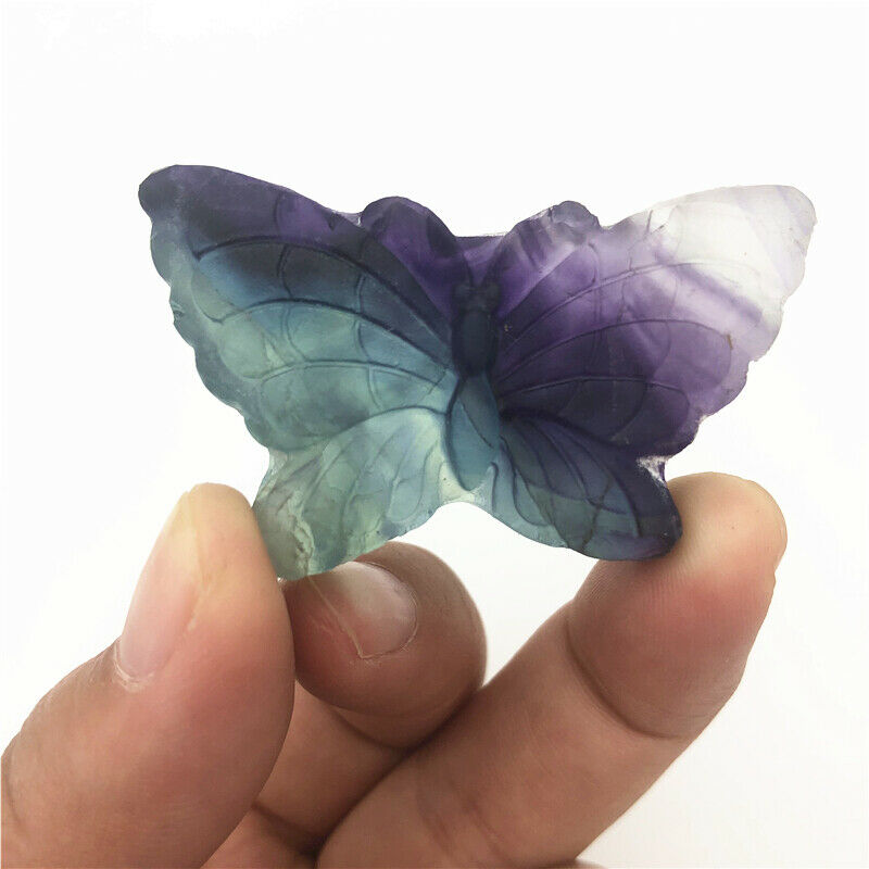 Fluorite Butterfly Crystal - greenwitchcreations