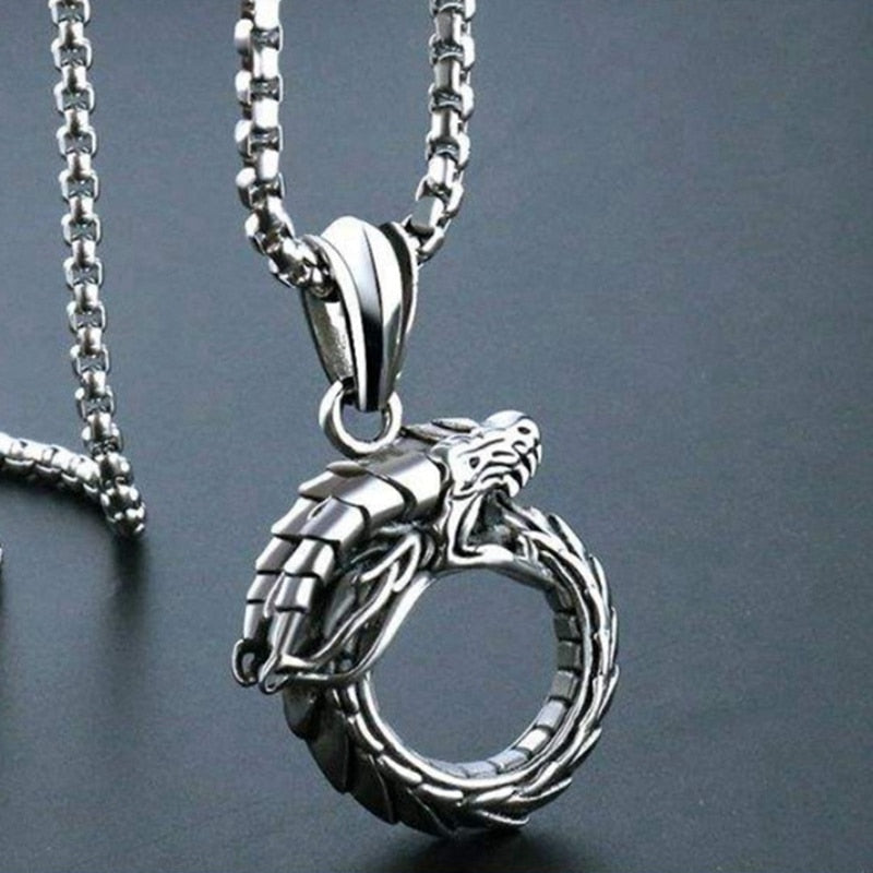Ouroboros Snake & Dragon Necklaces - greenwitchcreations