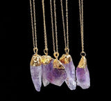 Rainbow Crystal Necklace - greenwitchcreations