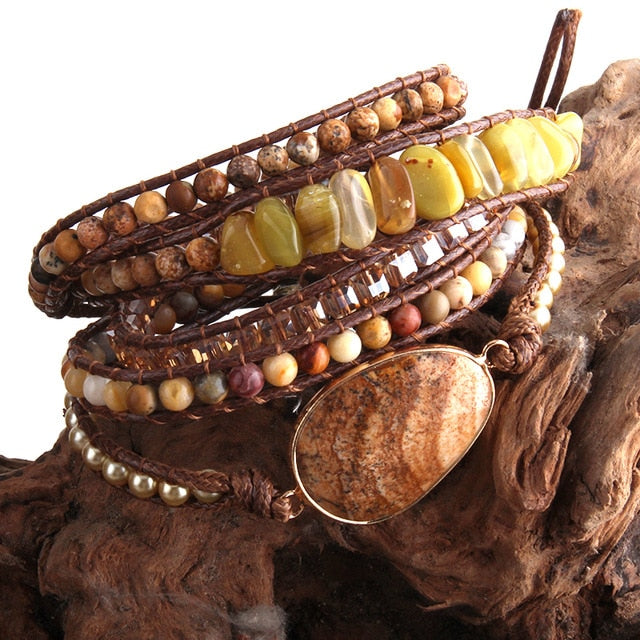 Handmade Stone & Charm Bracelets - greenwitchcreations