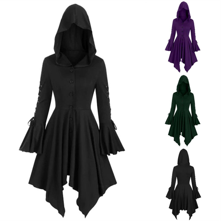 Medieval Gothic Witch Dress | Wiccan Clothing - greenwitchcreations