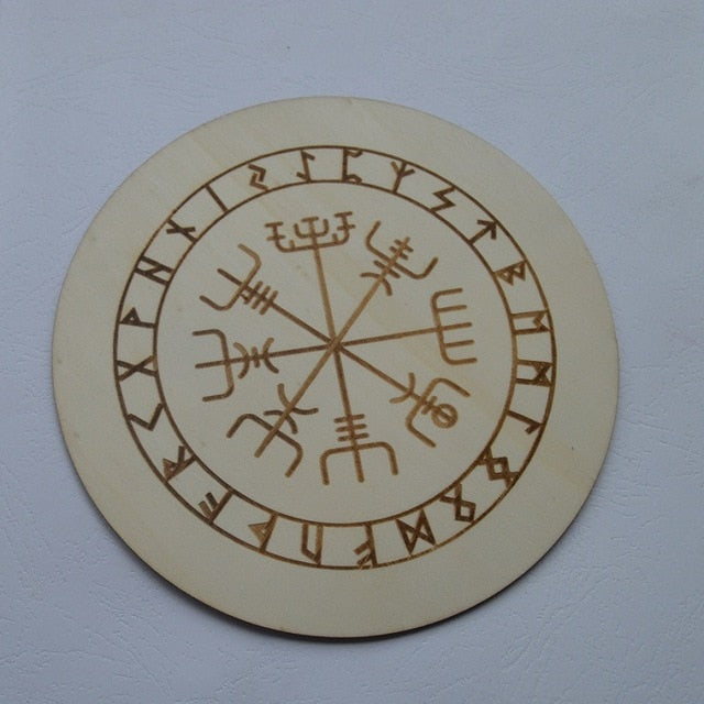 Wood Round Altar Tiles | Witchcraft Supplies - greenwitchcreations