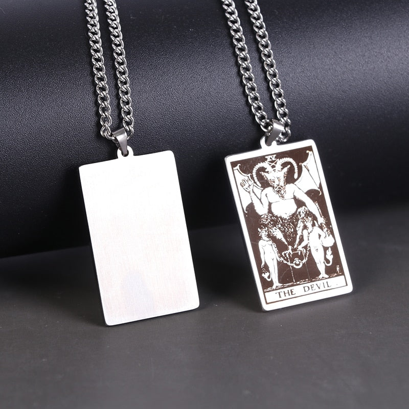 Tarot Card Necklaces - greenwitchcreations