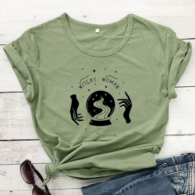 Witchy Woman Tee | Wiccan Clothing - greenwitchcreations