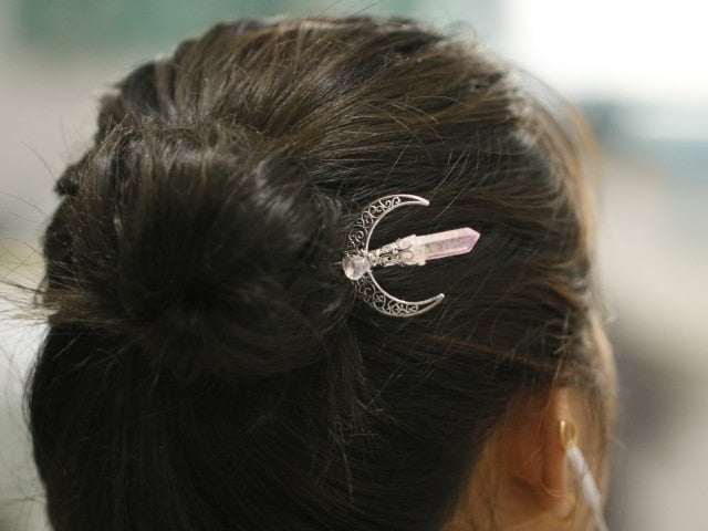 Moon Crystal Hairpins For Sale