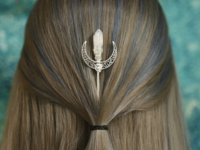 Moon Crystal Hairpins For Sale