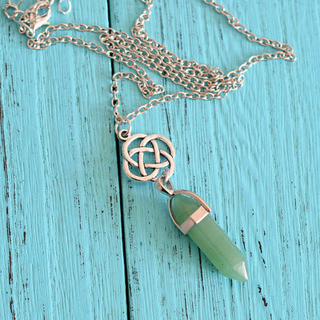 Crystal Pendant Necklaces - greenwitchcreations
