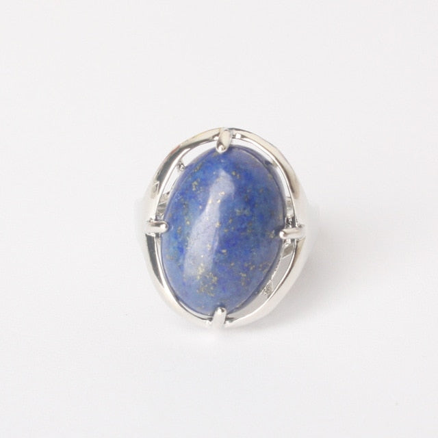 Buy a Variety of Resizable Stone Rings Online | Green Witch Creations