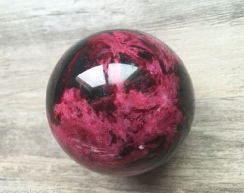 Peach Blossom Crystal Ball - greenwitchcreations