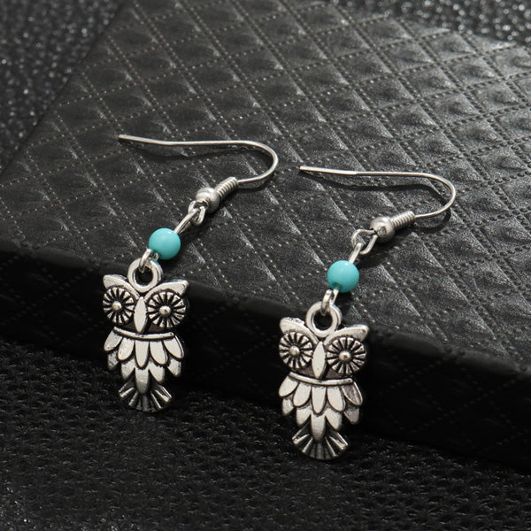 Turquoise Charm Earrings - greenwitchcreations