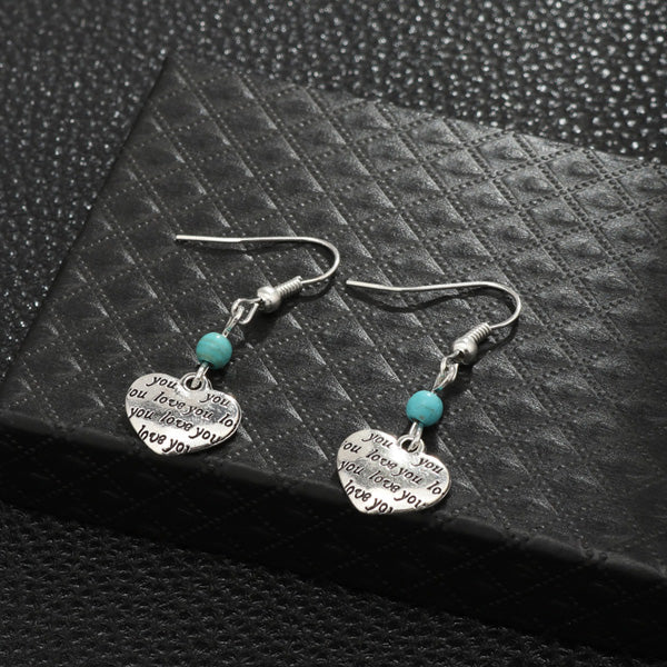 Turquoise Charm Earrings - greenwitchcreations