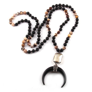 Moon Mala Prayer Necklaces - greenwitchcreations