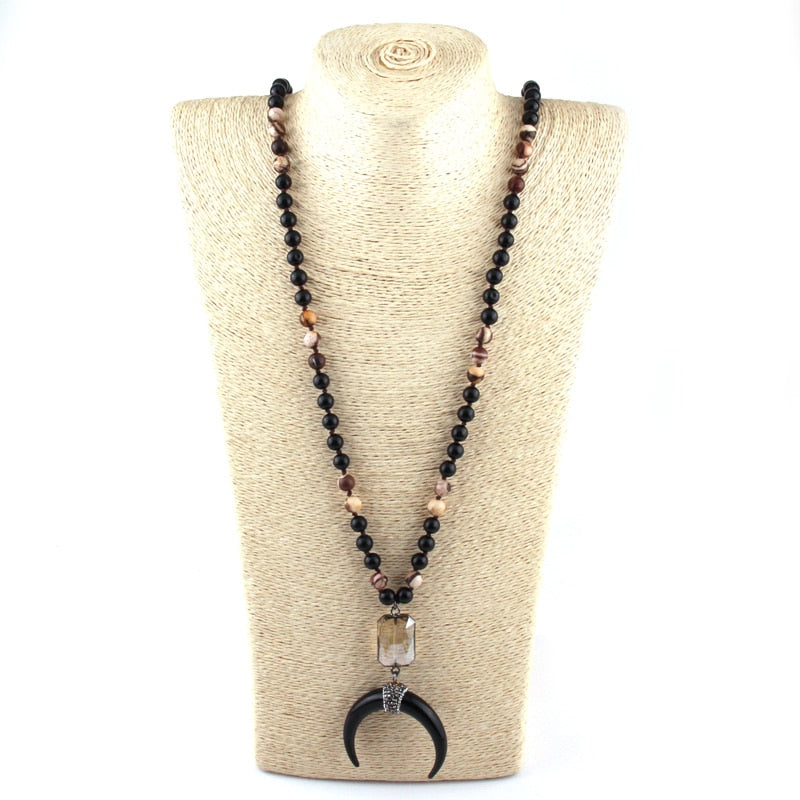 Moon Mala Prayer Necklaces - greenwitchcreations