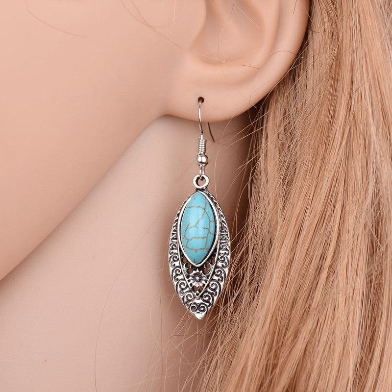 Turquoise Earrings - greenwitchcreations