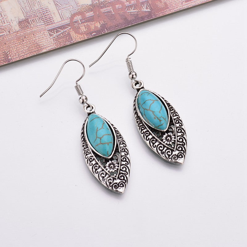 Turquoise Earrings - greenwitchcreations