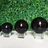 Obsidian Crystal Ball - greenwitchcreations