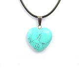 Heart Crystal Necklaces - greenwitchcreations