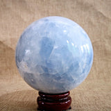 Celestite Crystal Ball - greenwitchcreations