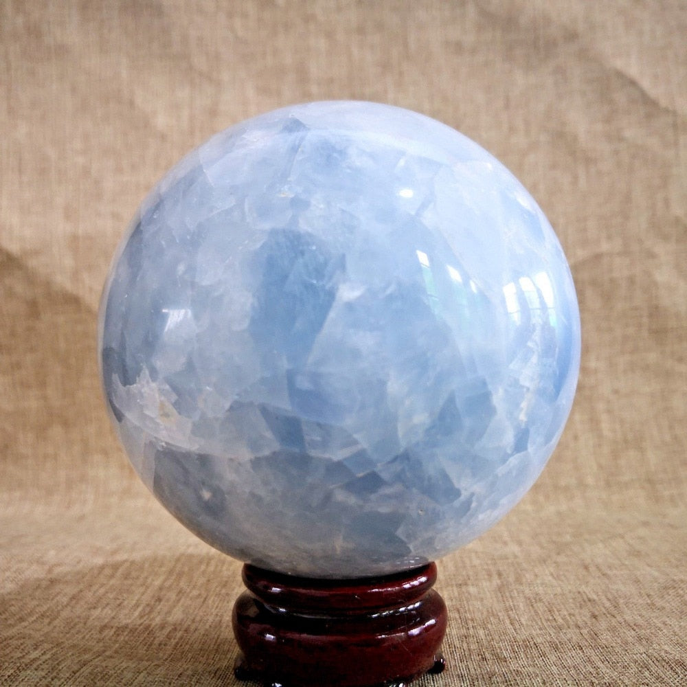 Celestite Crystal Ball - greenwitchcreations