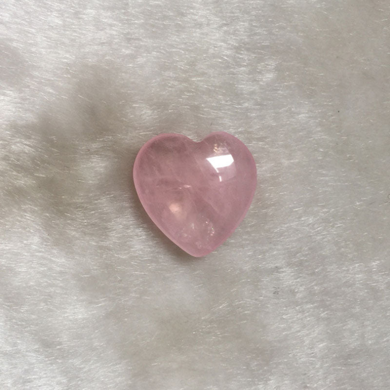 Rose Quartz Crystal Hearts - greenwitchcreations
