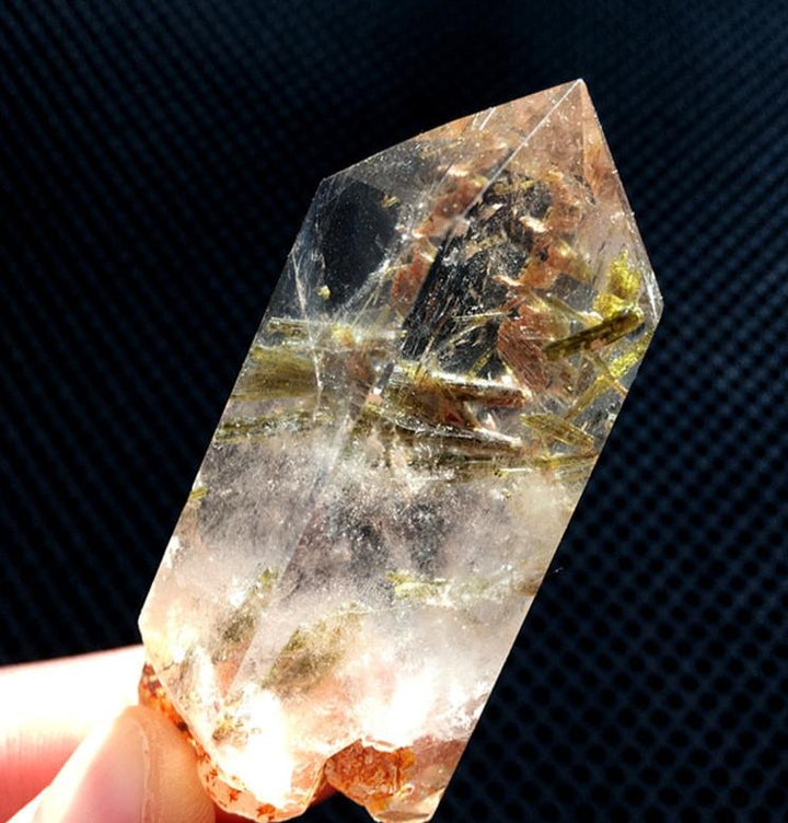 Green Phantom Quartz Crystals