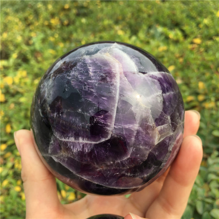 Amethyst Crystal Ball Sphere - greenwitchcreations