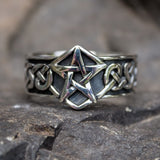Unisex Pentacle Ring - greenwitchcreations