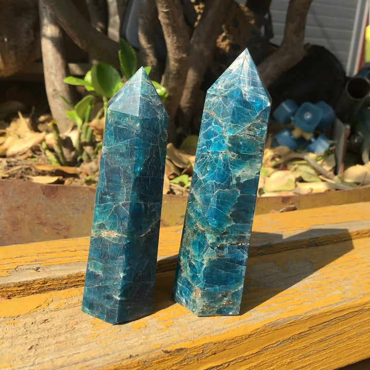 Apatite Crystal Wand Points | Crystals & Stones - greenwitchcreations