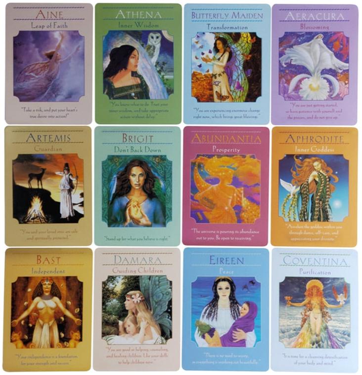 Goddess Rituals Oracle Cards Goddess Guidance Oracle Cards – Green Witch Creations
